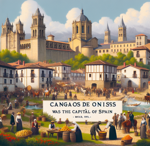 cangas de onis fue capital de españa