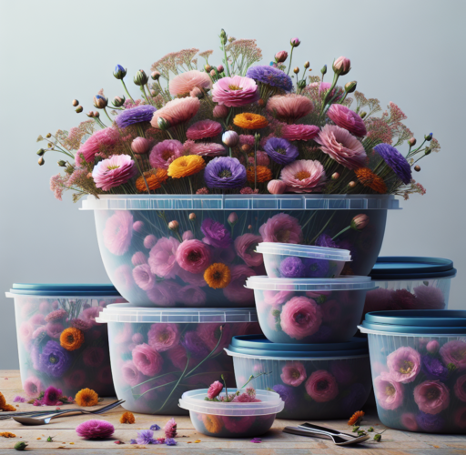 tazones floresta tupperware