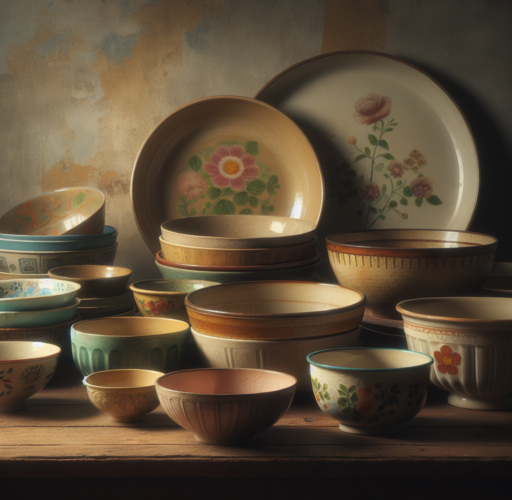 tazones vintage retro