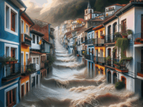 cudillero inundado