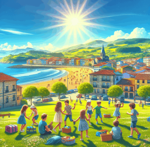 llanes con niños