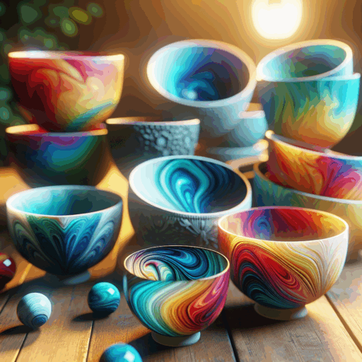 tazones que cambian de color