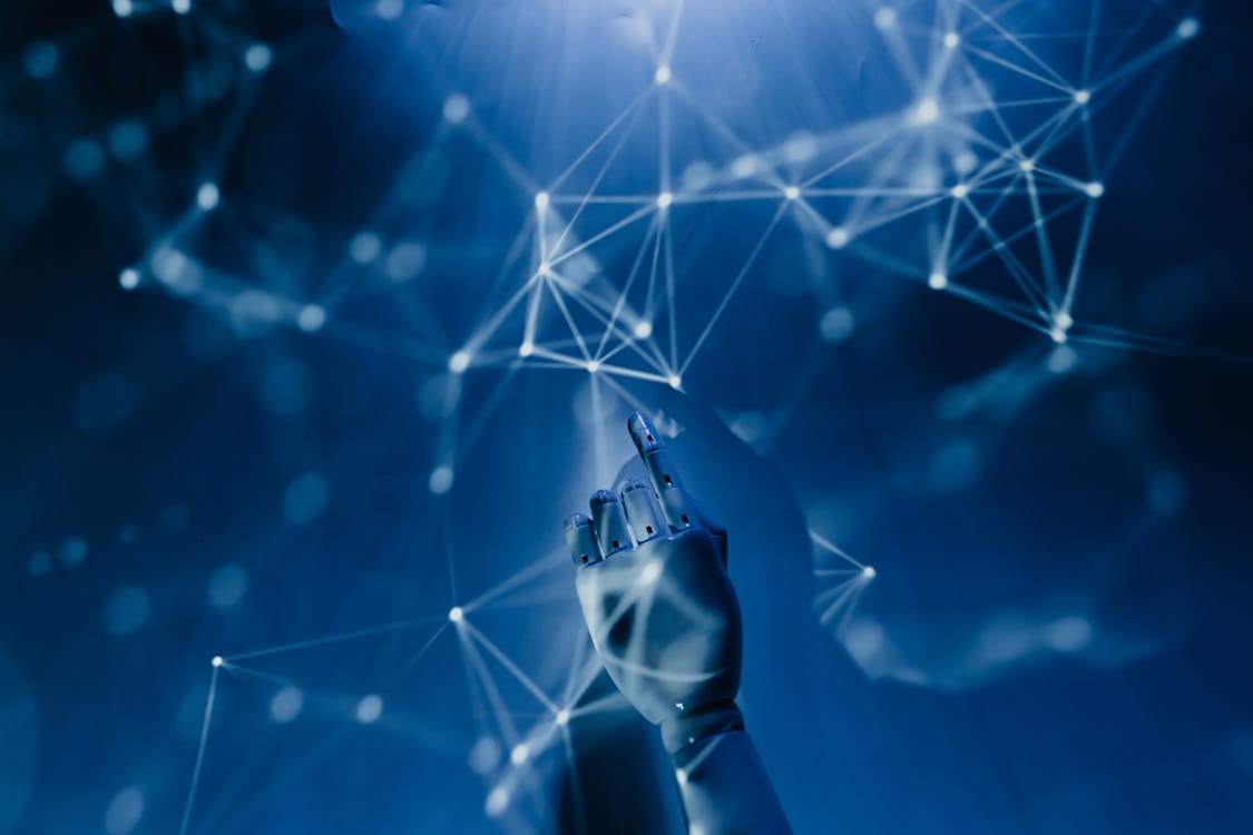 Concepto de inteligencia artificial aplicada a la industria moderna